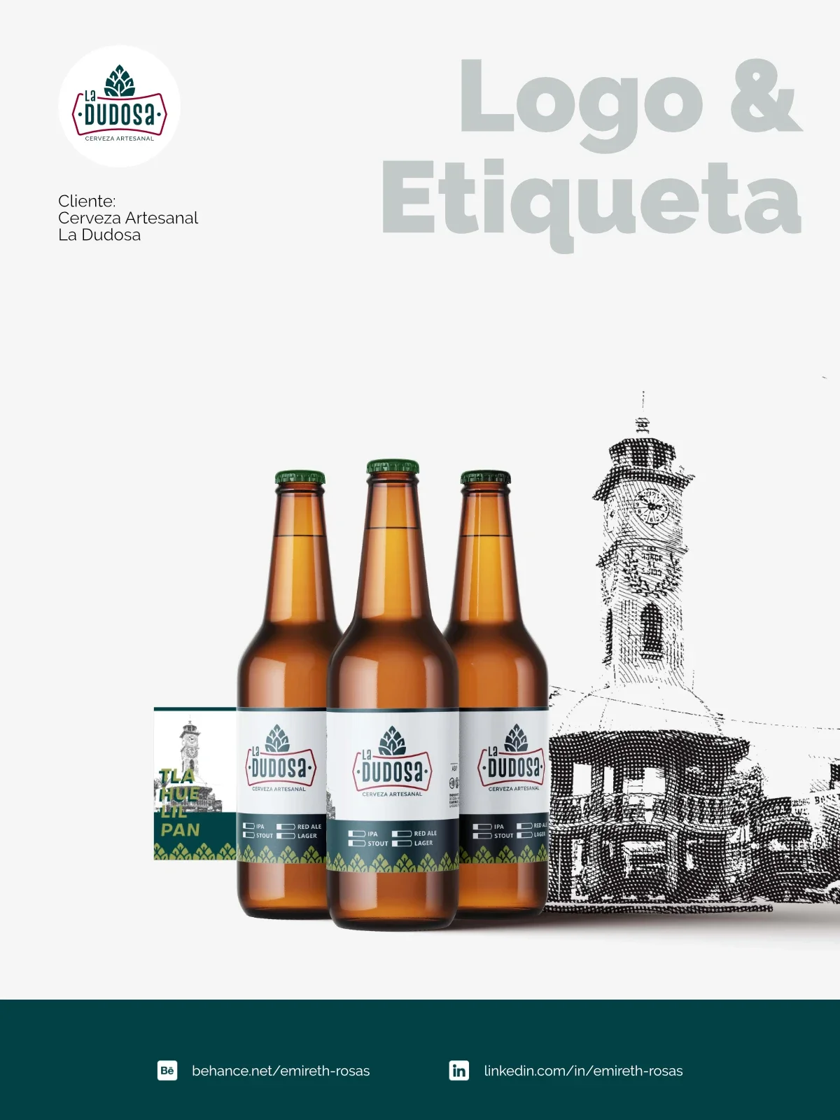 Identidad Visual Cerveza La Dudosa