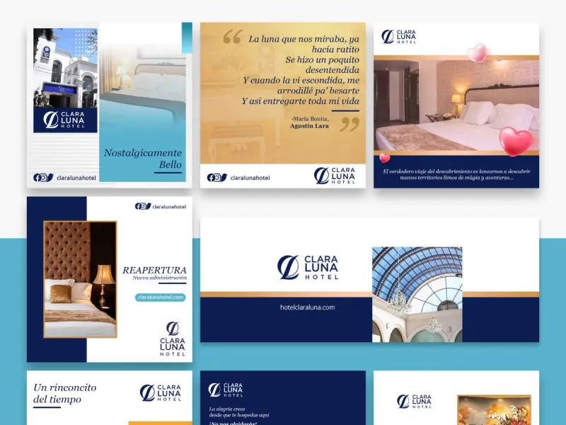 Redes Sociales Hotel Clara Luna