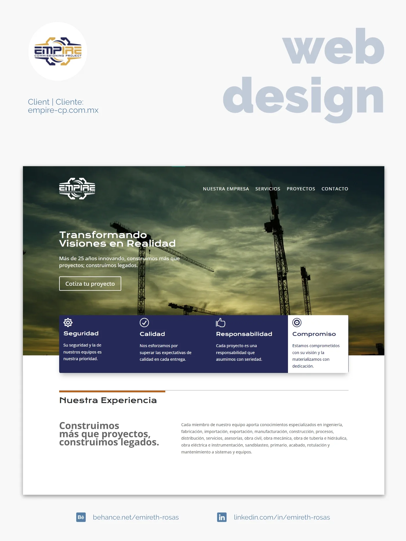 Diseño Web Empire CP