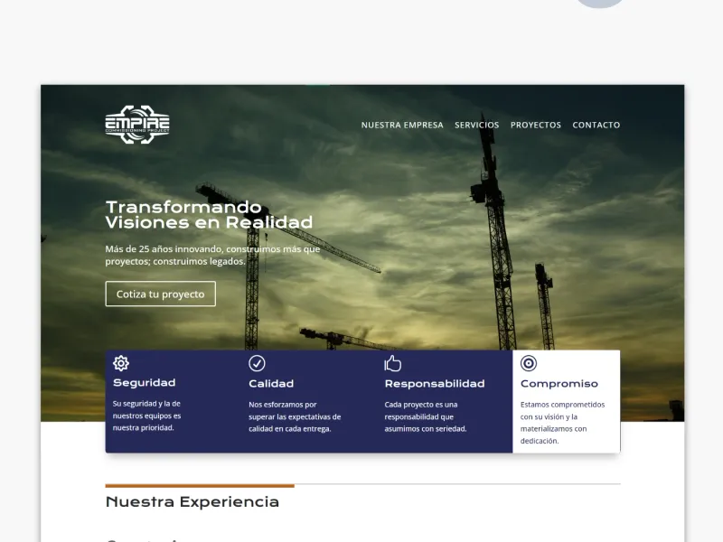 Diseño Web Empire CP