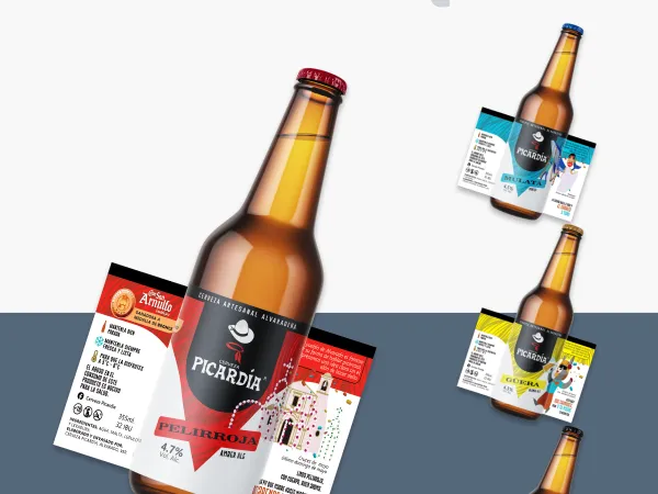 Etiqueta Cerveza Artesanal Picardía