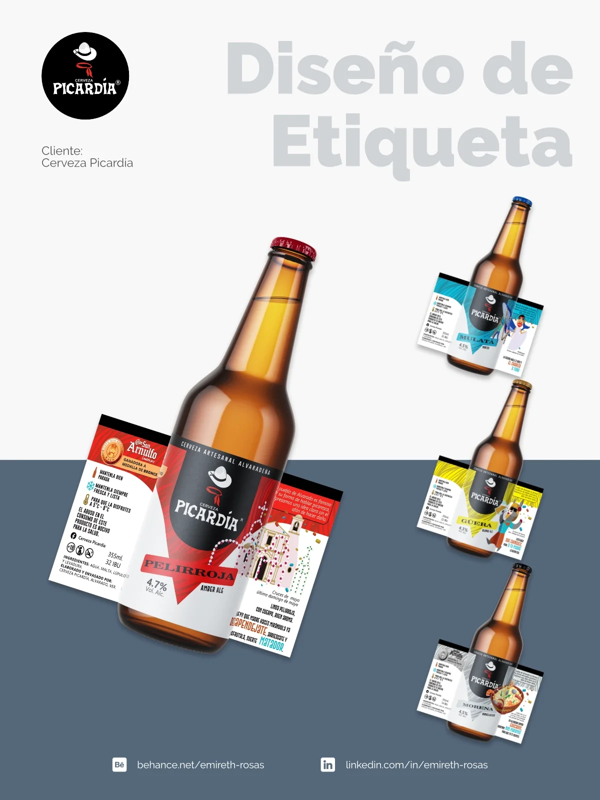 Etiqueta Cerveza Artesanal Picardía