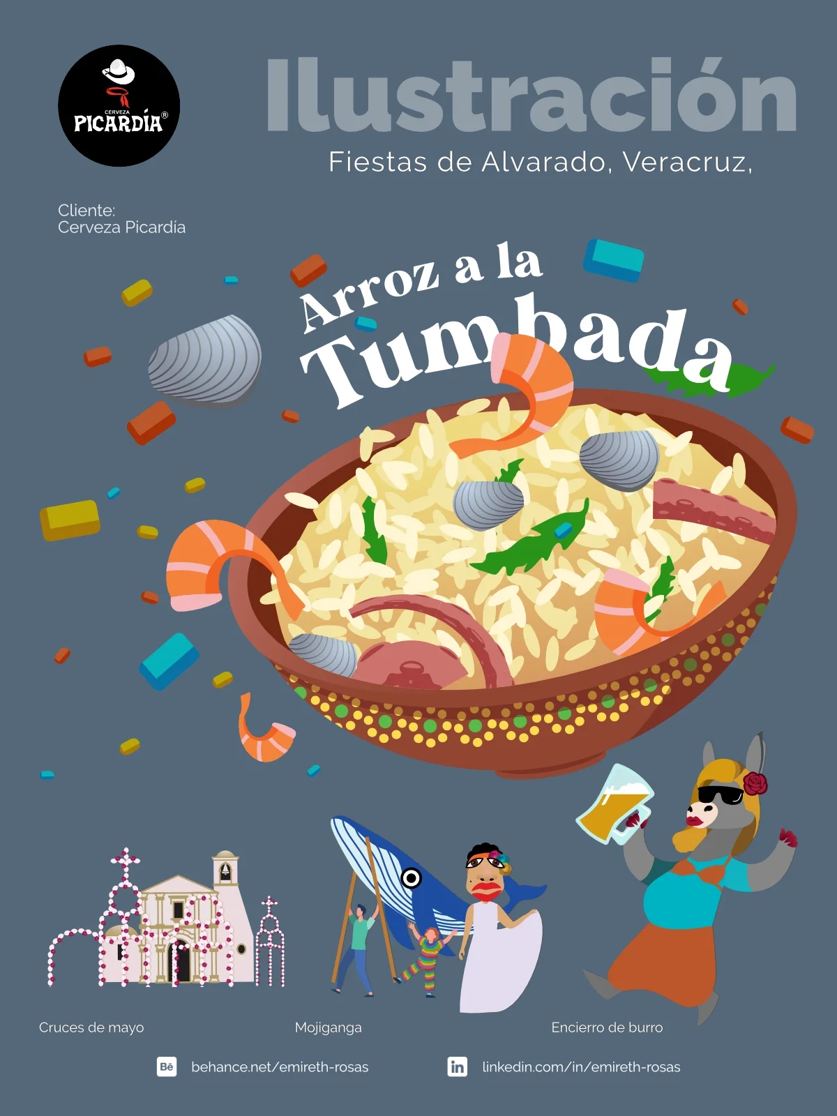 Ilustraciones Cerveza Picardía