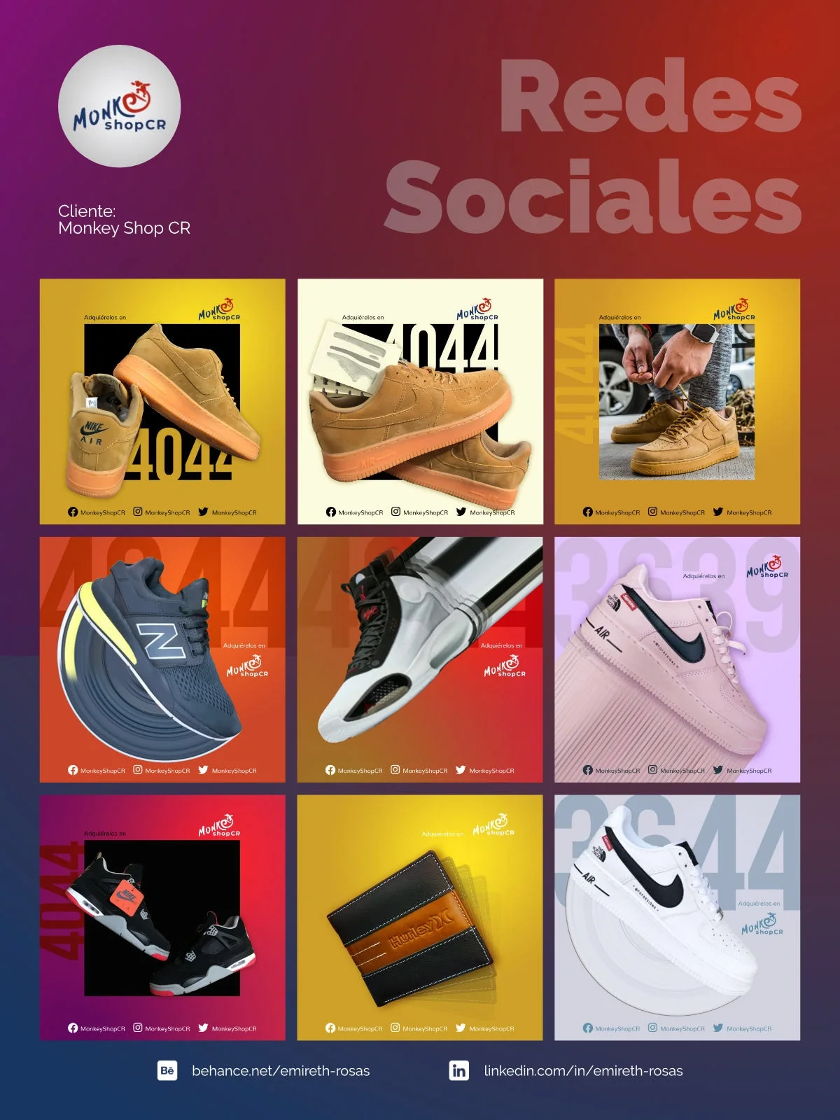 Redes Sociales Monkey Shop CR