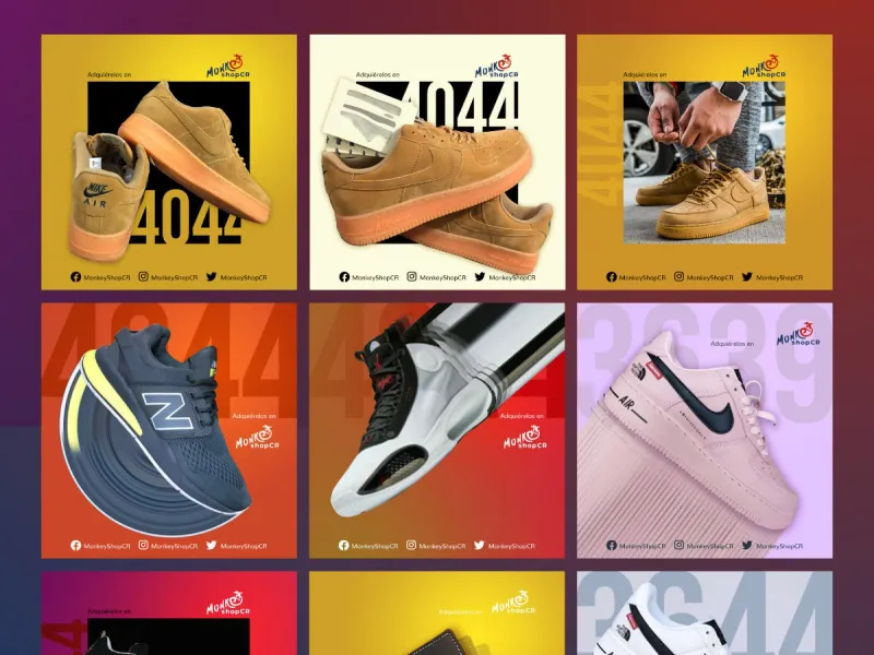 Redes Sociales Monkey Shop CR