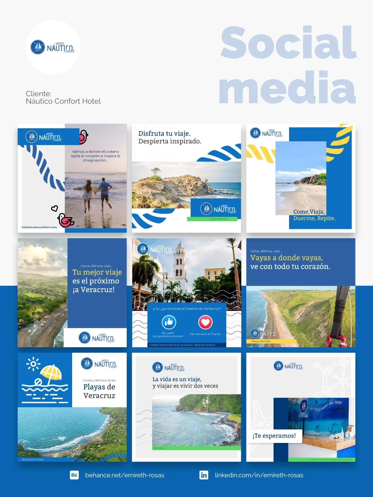 Redes Sociales Hotel Náutico Confort