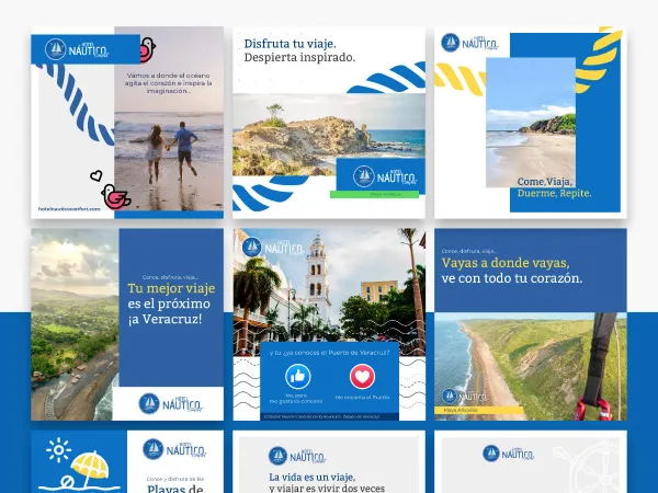 Redes Sociales Hotel Náutico Confort
